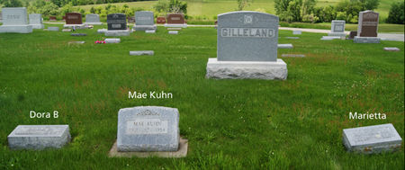 GILLELAND, CHARLES WESLEY, FAMILY PLOT OF - Taylor County, Iowa | CHARLES WESLEY, FAMILY PLOT OF GILLELAND 