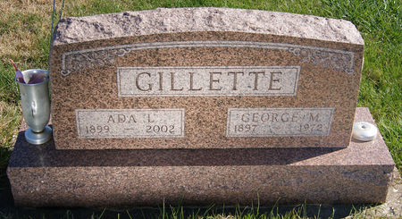 GILLETTE, ADA LAURETTA 