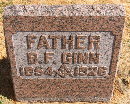 GINN, BENJAMIN FRANKLIN - Taylor County, Iowa | BENJAMIN FRANKLIN GINN 