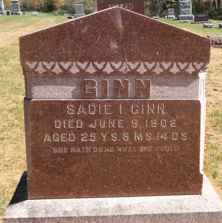 GINN, SARAH  I. 