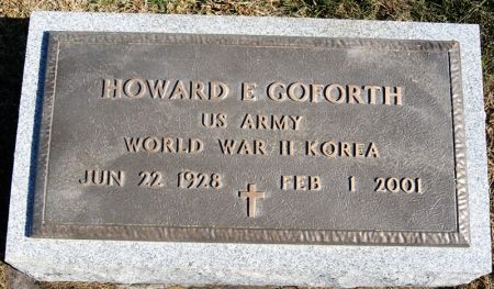GOFORTH, HOWARD EDWARD - Taylor County, Iowa | HOWARD EDWARD GOFORTH 