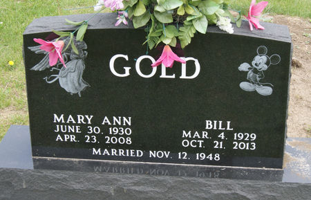 ELLIOTT GOLD, MARY ANN - Taylor County, Iowa | MARY ANN ELLIOTT GOLD 
