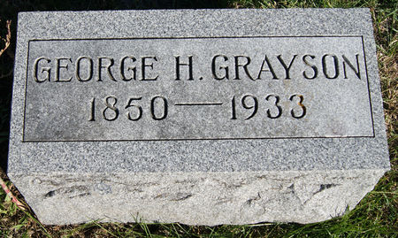 GRAYSON, GEORGE H - Taylor County, Iowa | GEORGE H GRAYSON 