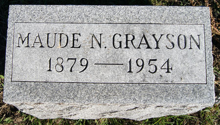 FREEMAN GRAYSON, MAUDE NEVADA - Taylor County, Iowa | MAUDE NEVADA FREEMAN GRAYSON 