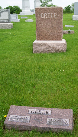 MEDDLES GREER, CORA BELL - Taylor County, Iowa | CORA BELL MEDDLES GREER 