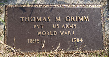 GRIMM, THOMAD MCKINLEY - Taylor County, Iowa | THOMAD MCKINLEY GRIMM 