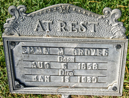 DANIELS GROVES, EMMA MINERVA - Taylor County, Iowa | EMMA MINERVA DANIELS GROVES 