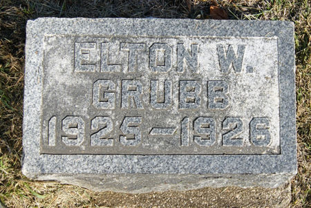 GRUBB, ELTON WILLIAM - Taylor County, Iowa | ELTON WILLIAM GRUBB 
