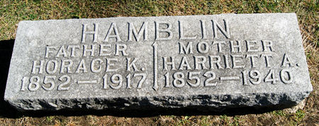 HAMBLIN, HARRIETT ABIGAIL - Taylor County, Iowa | HARRIETT ABIGAIL HAMBLIN 