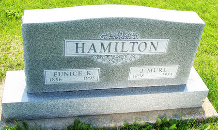 HAMILTON, EUNICE MARY - Taylor County, Iowa | EUNICE MARY HAMILTON 