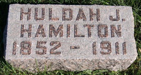 HAMILTON, HULDAH JANE - Taylor County, Iowa | HULDAH JANE HAMILTON 