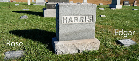 HARRIS, EDGAR, FAMILY PLOT OF - Taylor County, Iowa | EDGAR, FAMILY PLOT OF HARRIS 