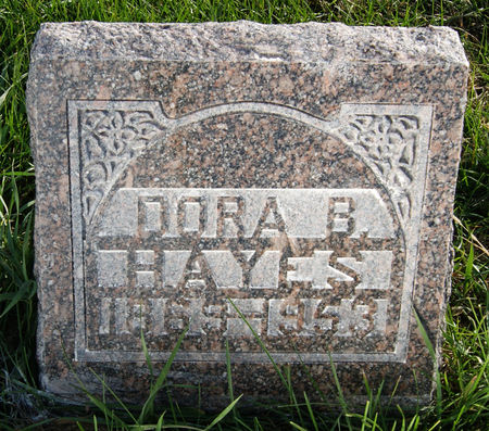HAYES, DORA BELLE - Taylor County, Iowa | DORA BELLE HAYES 