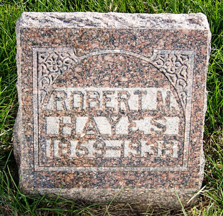 HAYES, ROBERT MANLEY - Taylor County, Iowa | ROBERT MANLEY HAYES 