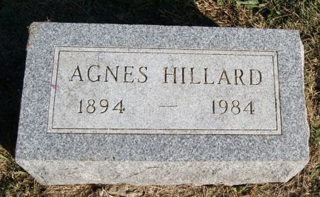 ROBINSON HILLARD, AGNES A. - Taylor County, Iowa | AGNES A. ROBINSON HILLARD 