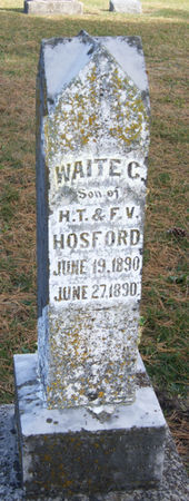 HOSFORD, WAITE CLEO - Taylor County, Iowa | WAITE CLEO HOSFORD 