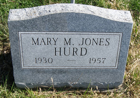 JONES HURD, MARY MARGARET - Taylor County, Iowa | MARY MARGARET JONES HURD 