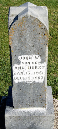 HURST, JOHN WILLIAM - Taylor County, Iowa | JOHN WILLIAM HURST 