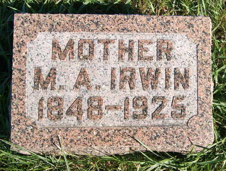 HARGIN IRWIN, MARGARET ANN - Taylor County, Iowa | MARGARET ANN HARGIN IRWIN 
