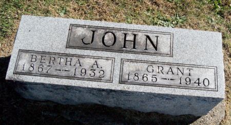 MOTHERSHEAD JOHN, BERTHA ANN - Taylor County, Iowa | BERTHA ANN MOTHERSHEAD JOHN 