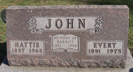 THOMAS JOHN, HARRIET HAZEL 