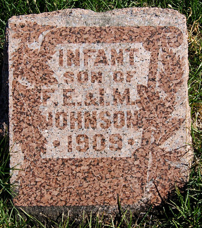 JOHNSON, FRANK EARL, INFANT SON OF - Taylor County, Iowa | FRANK EARL, INFANT SON OF JOHNSON 