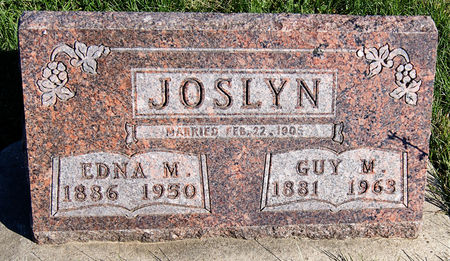 CHURCHILL JOSLYN, EDNA MAY - Taylor County, Iowa | EDNA MAY CHURCHILL JOSLYN 