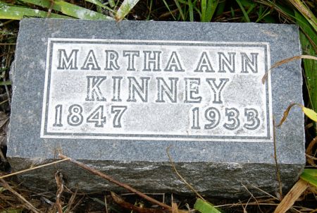KINNEY, MARTHA ANN - Taylor County, Iowa | MARTHA ANN KINNEY 