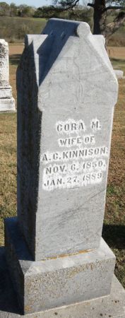 KINNISON, CORA - Taylor County, Iowa | CORA KINNISON 