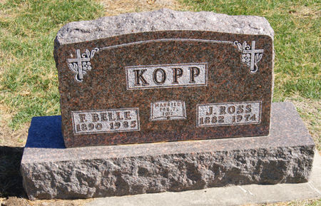 KOPP, FANNIE BELLE - Taylor County, Iowa | FANNIE BELLE KOPP 
