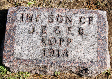 KOPP, JESSE ROSS, INFANT SON OF - Taylor County, Iowa | JESSE ROSS, INFANT SON OF KOPP 