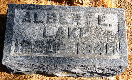LAKE, ALBERT ENOS - Taylor County, Iowa | ALBERT ENOS LAKE 