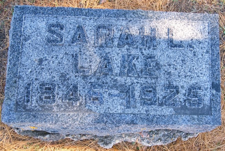 LAKE, SARAH L. - Taylor County, Iowa | SARAH L. LAKE 
