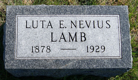 LAMB, LUTA E. - Taylor County, Iowa | LUTA E. LAMB 