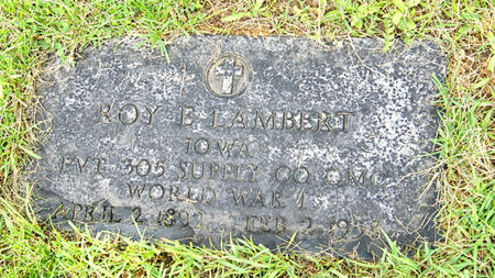 LAMBERT, ROY ELMER - Taylor County, Iowa | ROY ELMER LAMBERT 