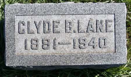 LANE, CLYDE BERTIE - Taylor County, Iowa | CLYDE BERTIE LANE 