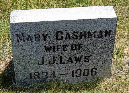 CASHMAN LAWS, MARY JANE - Taylor County, Iowa | MARY JANE CASHMAN LAWS 