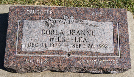 LEA, DORLA JEANNE - Taylor County, Iowa | DORLA JEANNE LEA 