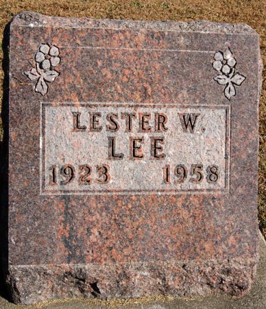 LEE, LESTER WILLIAM - Taylor County, Iowa | LESTER WILLIAM LEE 