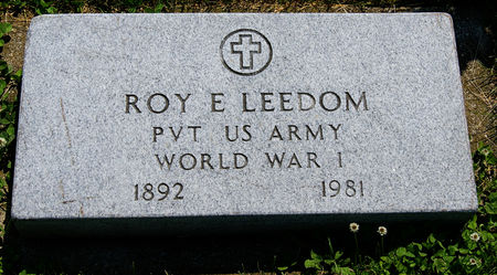 LEEDOM, ROY EDGAR - Taylor County, Iowa | ROY EDGAR LEEDOM 