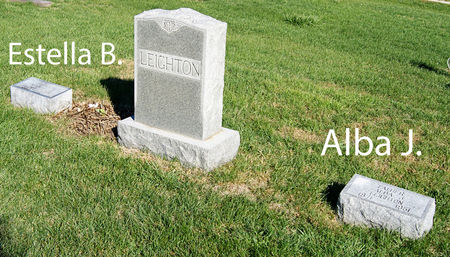 LEIGHTON, ALBA JACOB, FAMILY PLOT OF - Taylor County, Iowa | ALBA JACOB, FAMILY PLOT OF LEIGHTON 