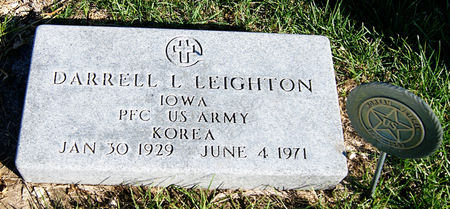 LEIGHTON, DARRELL LEONARD - Taylor County, Iowa | DARRELL LEONARD LEIGHTON 