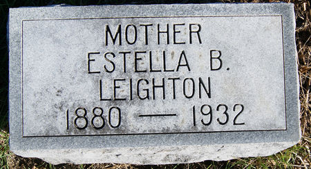 OSBORN LEIGHTON, ESTELLA BLANCHE - Taylor County, Iowa | ESTELLA BLANCHE OSBORN LEIGHTON 