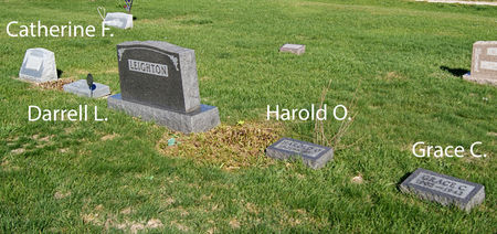 LEIGHTON, HAROLD OSBORN, FAMILY PLOT OF - Taylor County, Iowa | HAROLD OSBORN, FAMILY PLOT OF LEIGHTON 