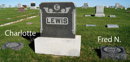 LEWIS, FREDERICK NATHAN, FAMILY PLOT OF - Taylor County, Iowa | FREDERICK NATHAN, FAMILY PLOT OF LEWIS 