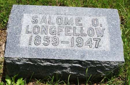 MARSHALL LONGFELLOW, SALOME OPHELIA - Taylor County, Iowa | SALOME OPHELIA MARSHALL LONGFELLOW 