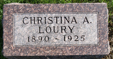 GLASMANN LOURY, CHRISTINA ANNA - Taylor County, Iowa | CHRISTINA ANNA GLASMANN LOURY 