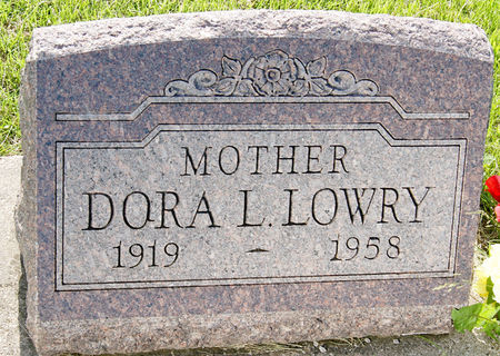 COATES LOWRY, DORA LOUISE - Taylor County, Iowa | DORA LOUISE COATES LOWRY 