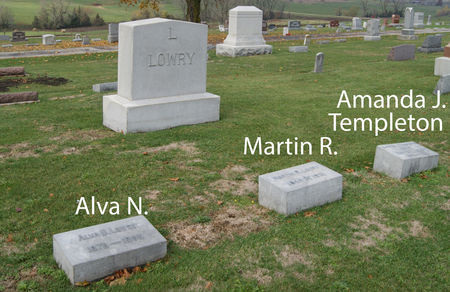 LOWRY, JOSEPH MARTIN RIBBLE, FAMILY PLOT OF - Taylor County, Iowa | JOSEPH MARTIN RIBBLE, FAMILY PLOT OF LOWRY 