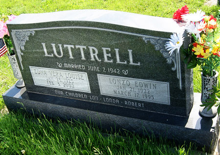 WALTER LUTTRELL, EDNA VERA LOUISE - Taylor County, Iowa | EDNA VERA LOUISE WALTER LUTTRELL 